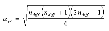 std dev per mu=0